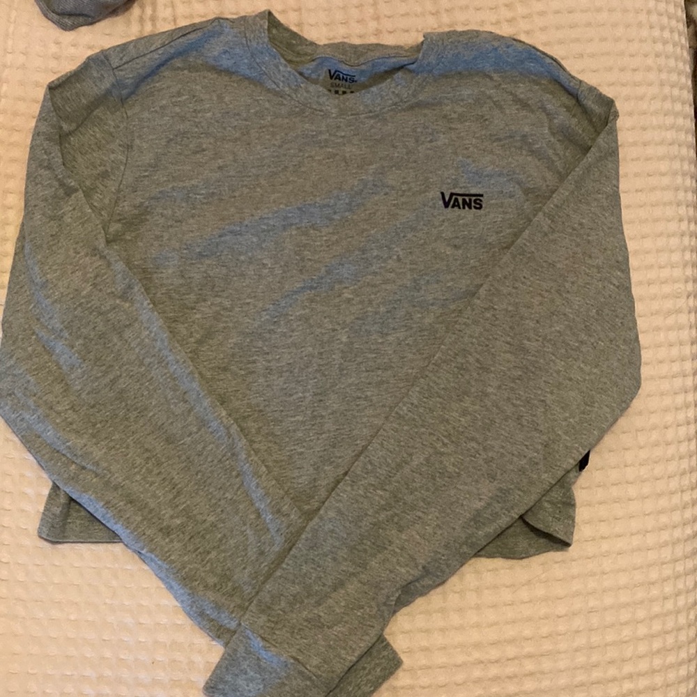 Vans long sleeve crop top